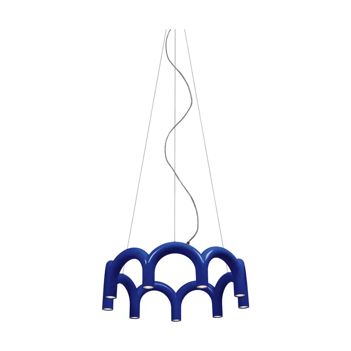 Arch circle吊灯Ø76cm - 蓝色, Ø76 cm - Oblure