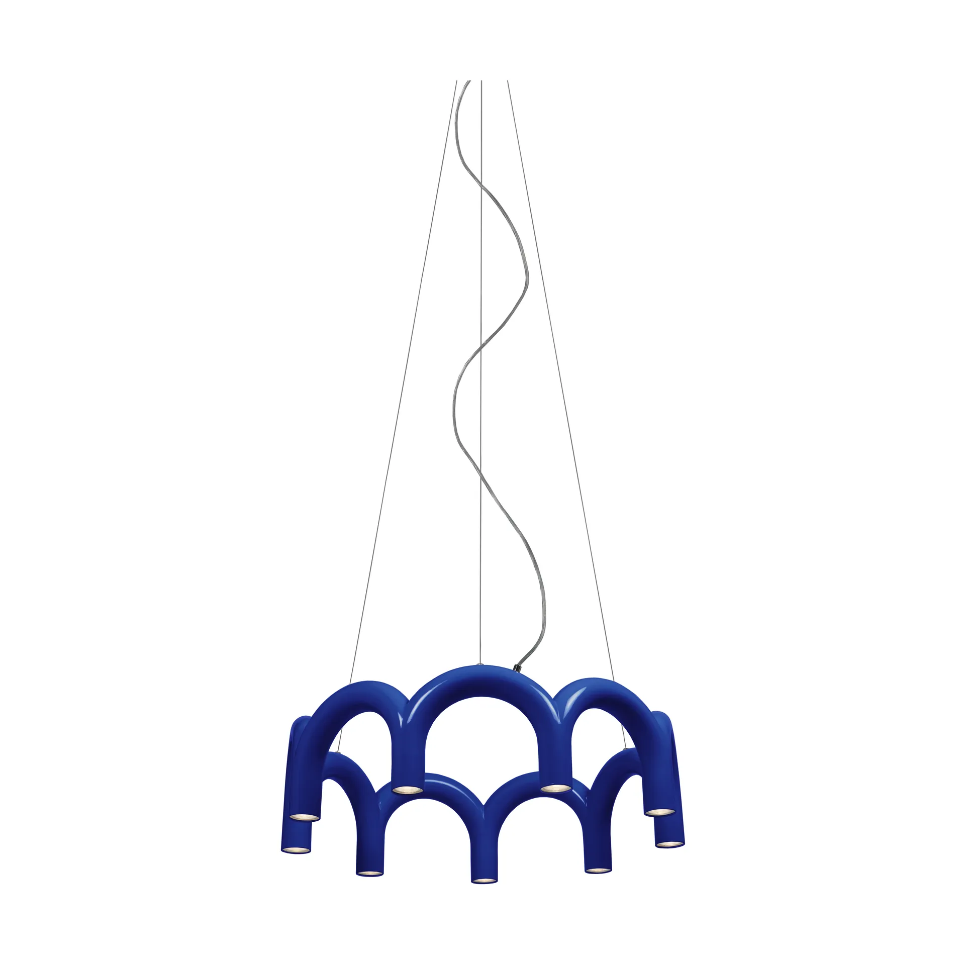 Arch circle吊灯Ø76cm, 蓝色 Oblure