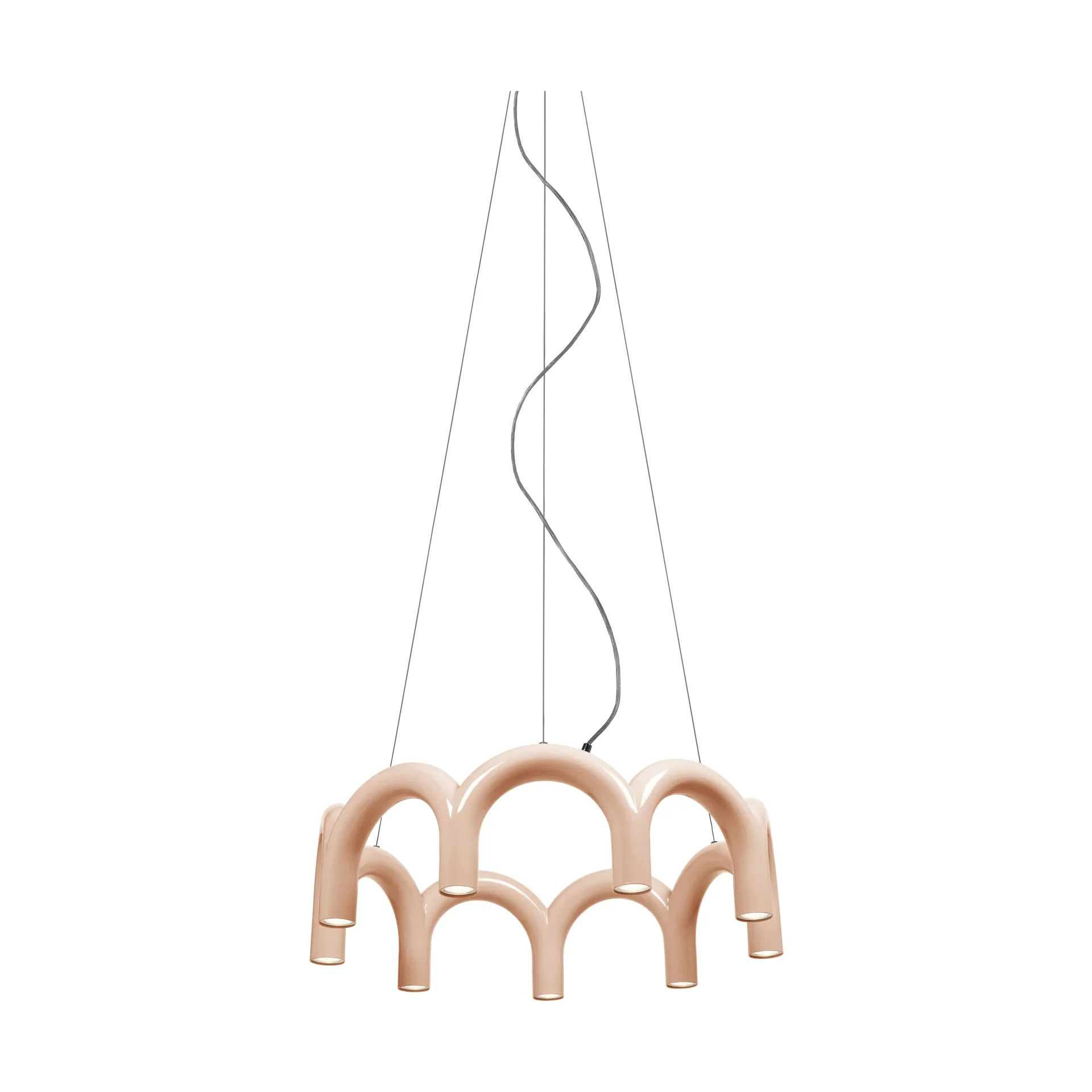 Arch circle吊灯Ø76cm, 裸色 Oblure