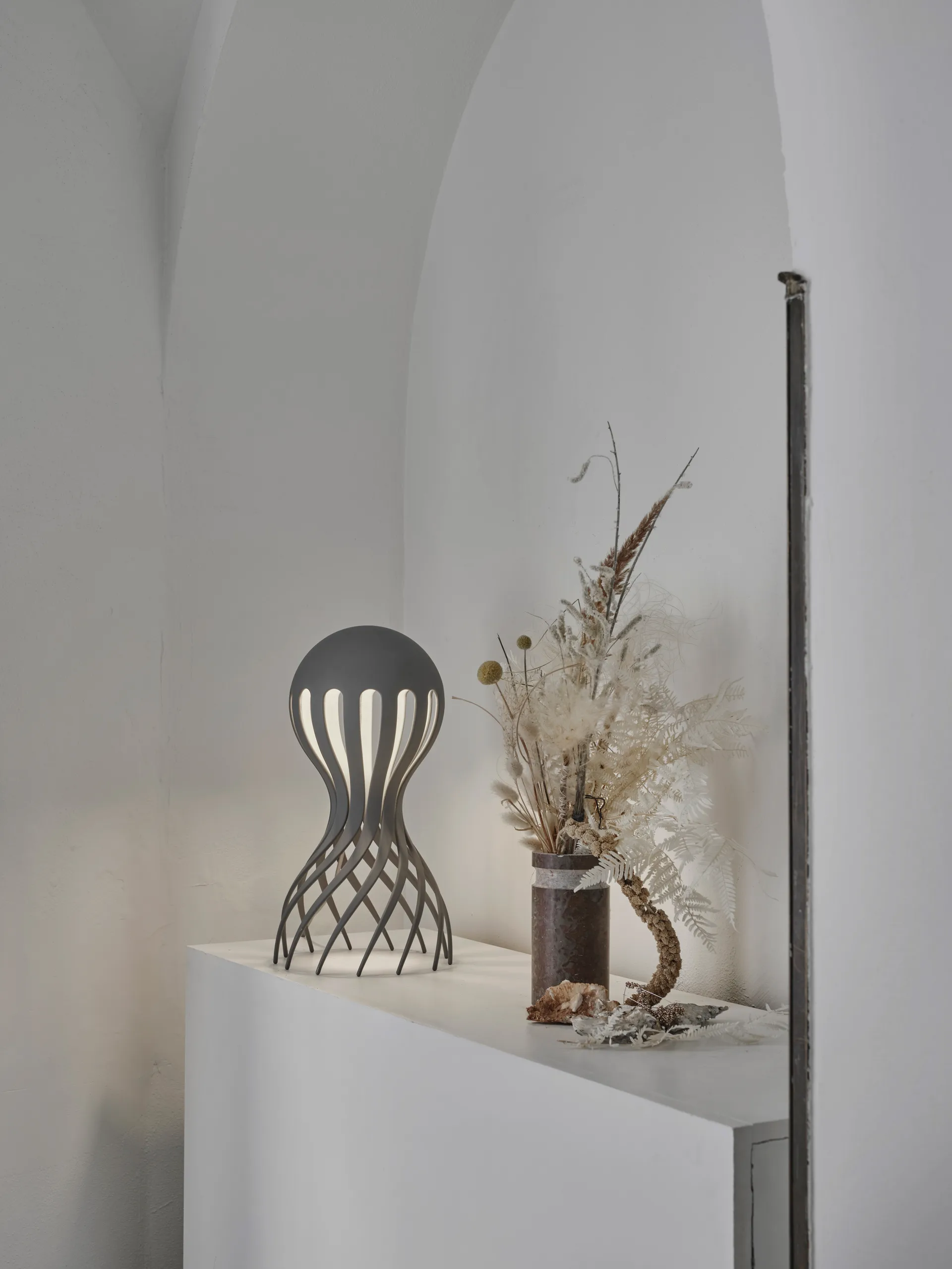 Cirrata台灯44.4cm, 灰色 Oblure