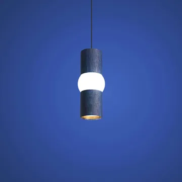 Lightbone 吊灯 - 小号 24cm，蓝色橡木 - Oblure