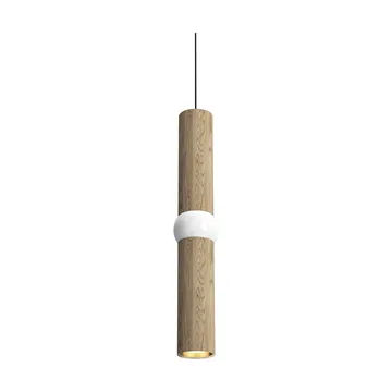 Lightbone 吊灯 - 中号 53.8cm，自然色橡木 - Oblure