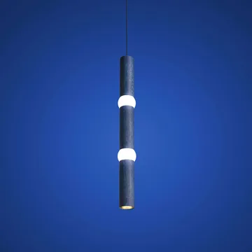 Lightbone 吊灯 - 大号 83.6cm，蓝色 橡木 - Oblure