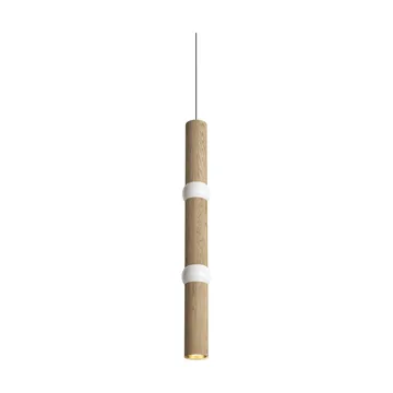 Lightbone 吊灯 - 大号 83.6cm，天然橡木 - Oblure