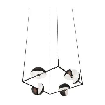 Trapeze quartet吊灯113.5x113.5cm - 黑色 - Oblure