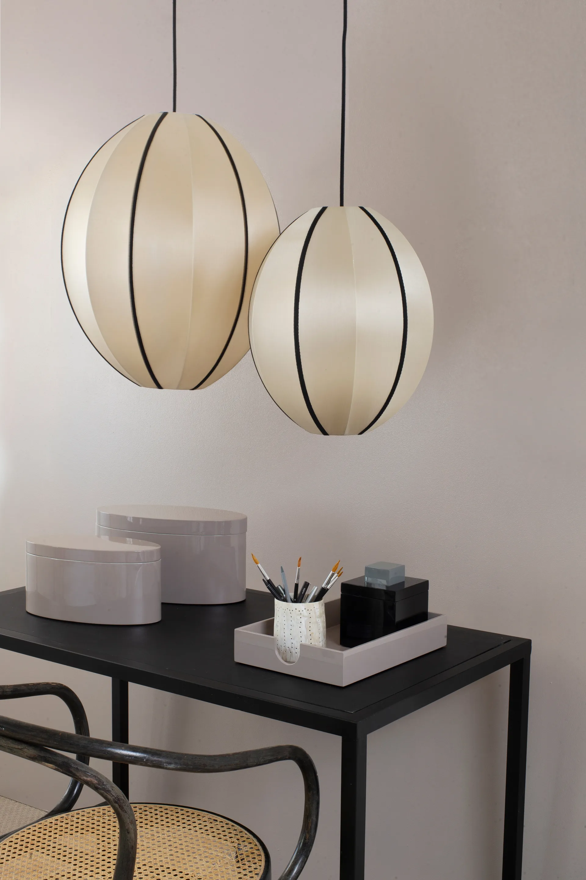 Indochina Classic Oval S 灯罩, Kit-black Oi Soi Oi