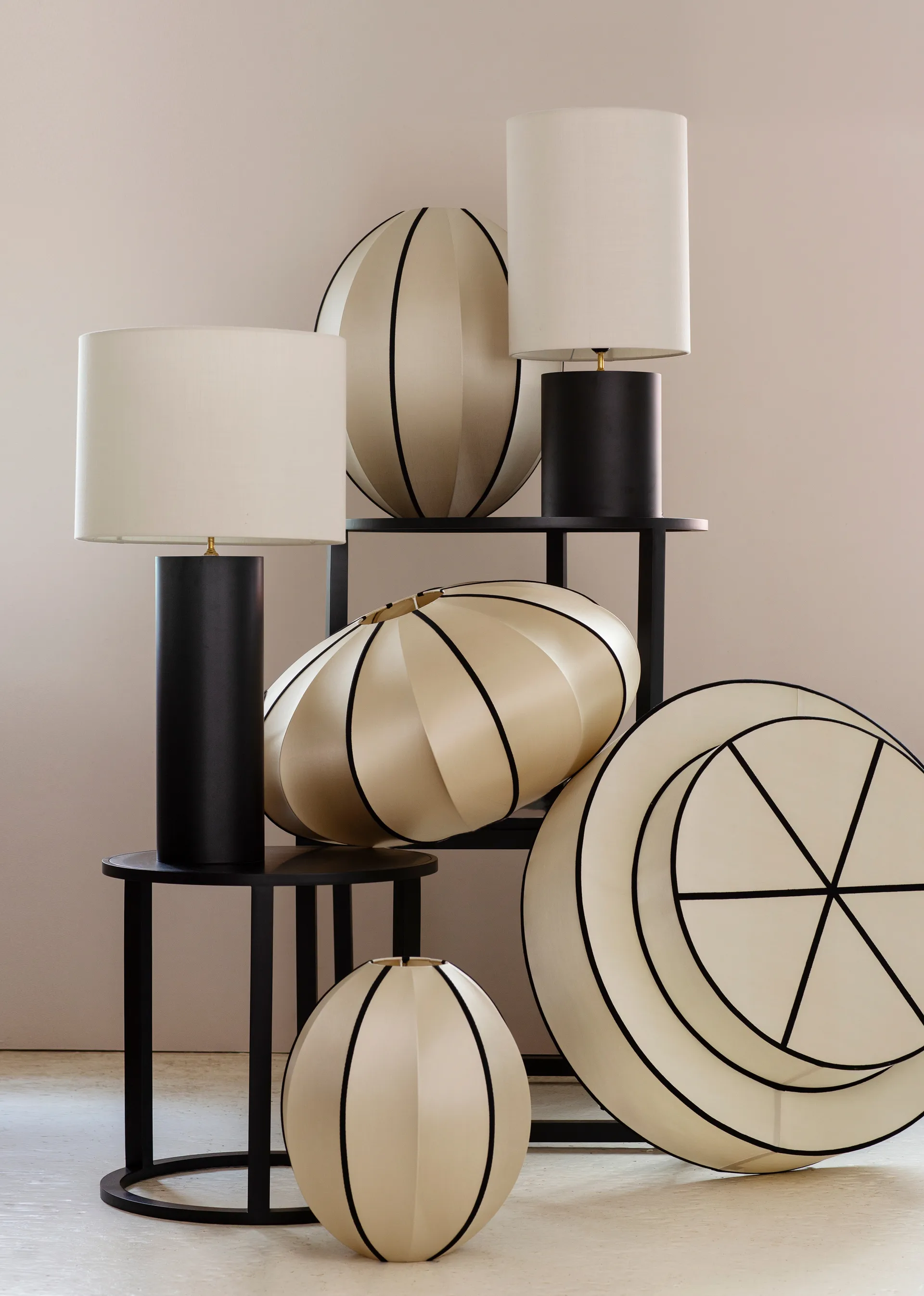 Indochina Classic Oval S 灯罩, Kit-black Oi Soi Oi