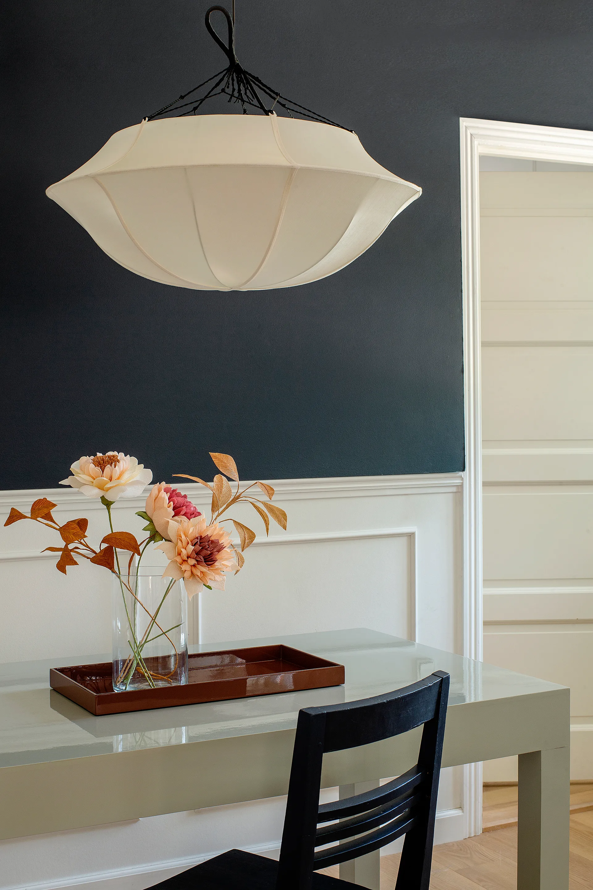 Indochina Classic Umbrella 日式纸质橡木吊灯, Offwhite Oi Soi Oi