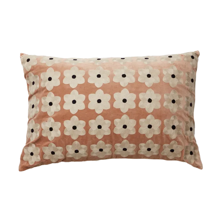 雏菊抱枕套 40x60cm - 复古玫瑰色 - Olsson & Jensen