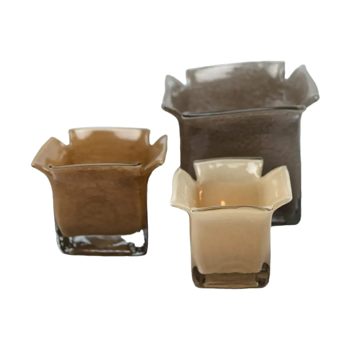 Atlas 蜡烛 烛台 15.5 cm, 灰褐色 Olsson & Jensen