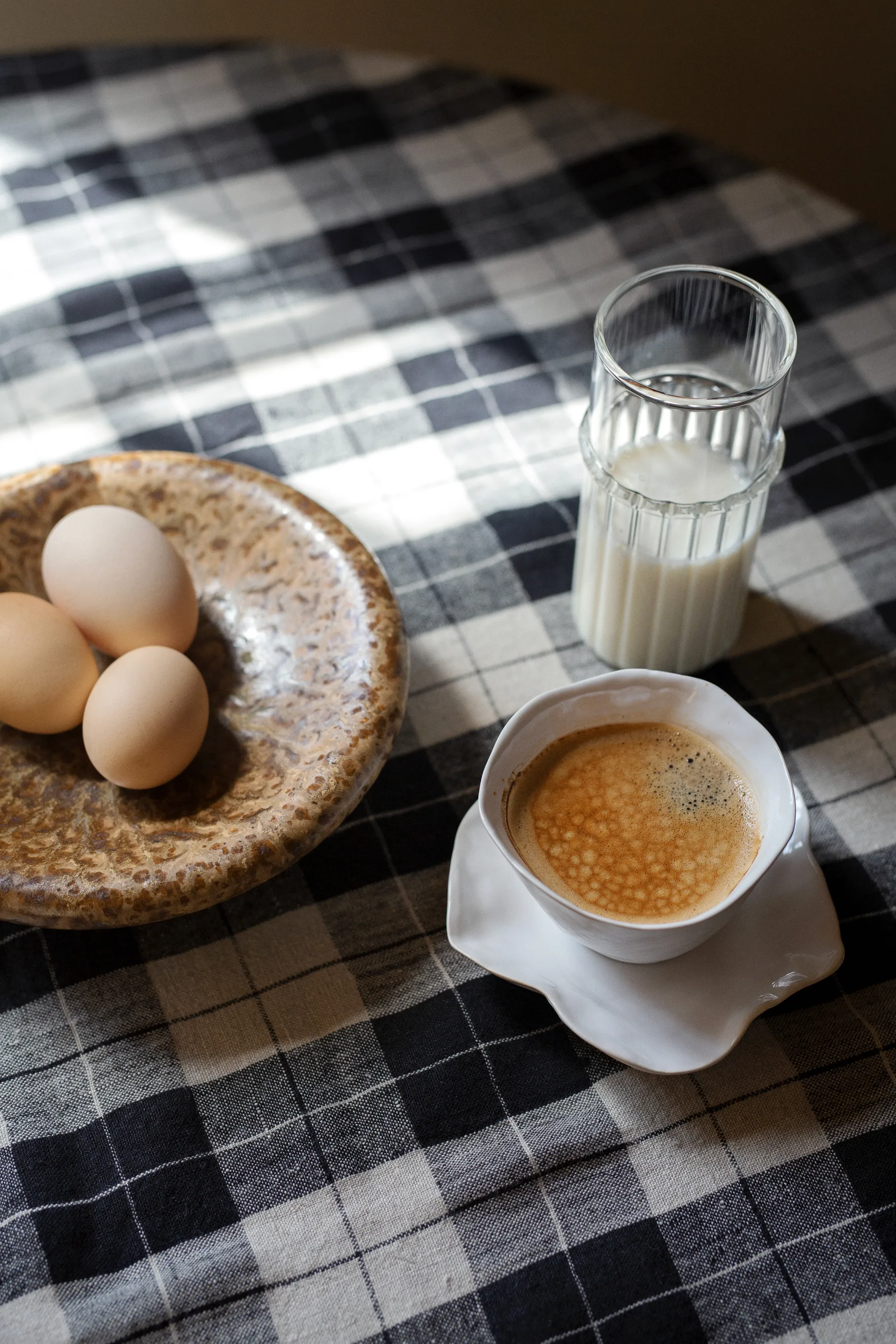 Clair 杯子和碟子, 白色 Olsson & Jensen