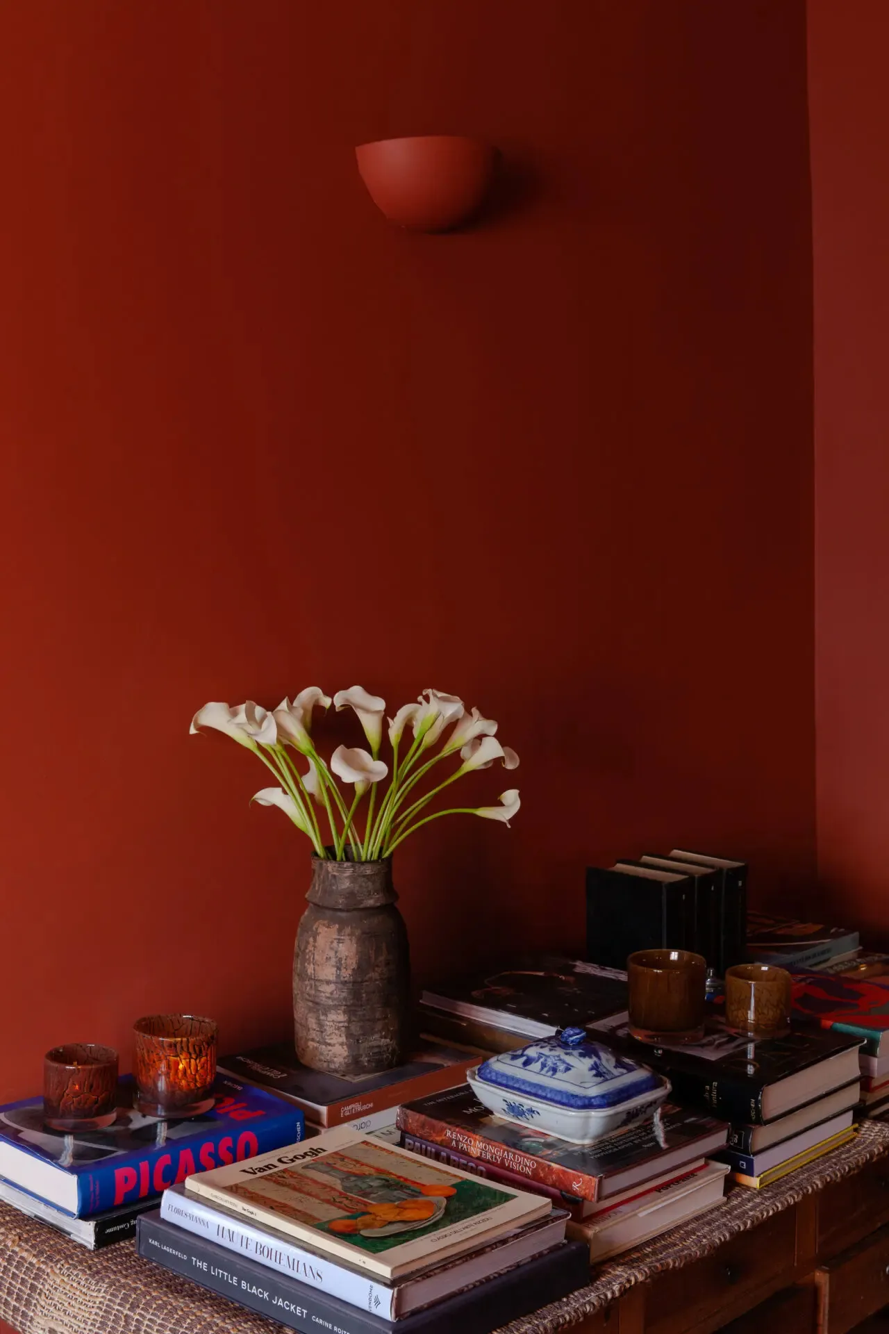 Fuji 烛台 Ø10 cm, 深褐色 Olsson & Jensen