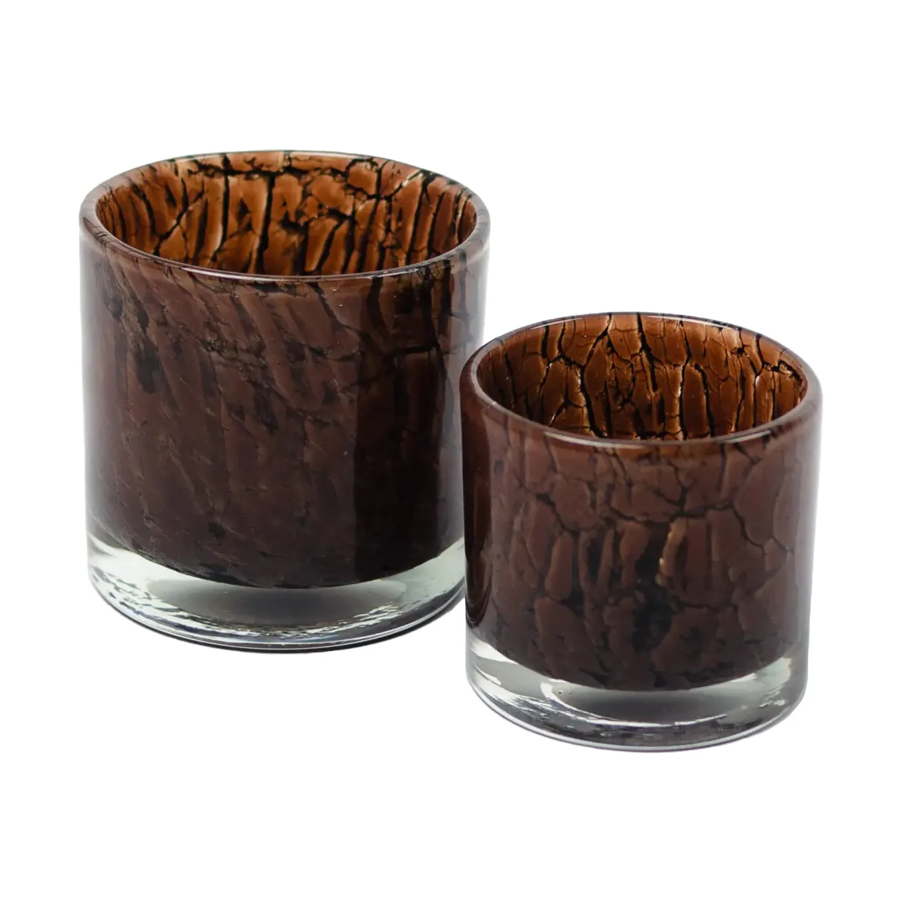 Fuji 烛台 Ø10 cm, 深褐色 Olsson & Jensen