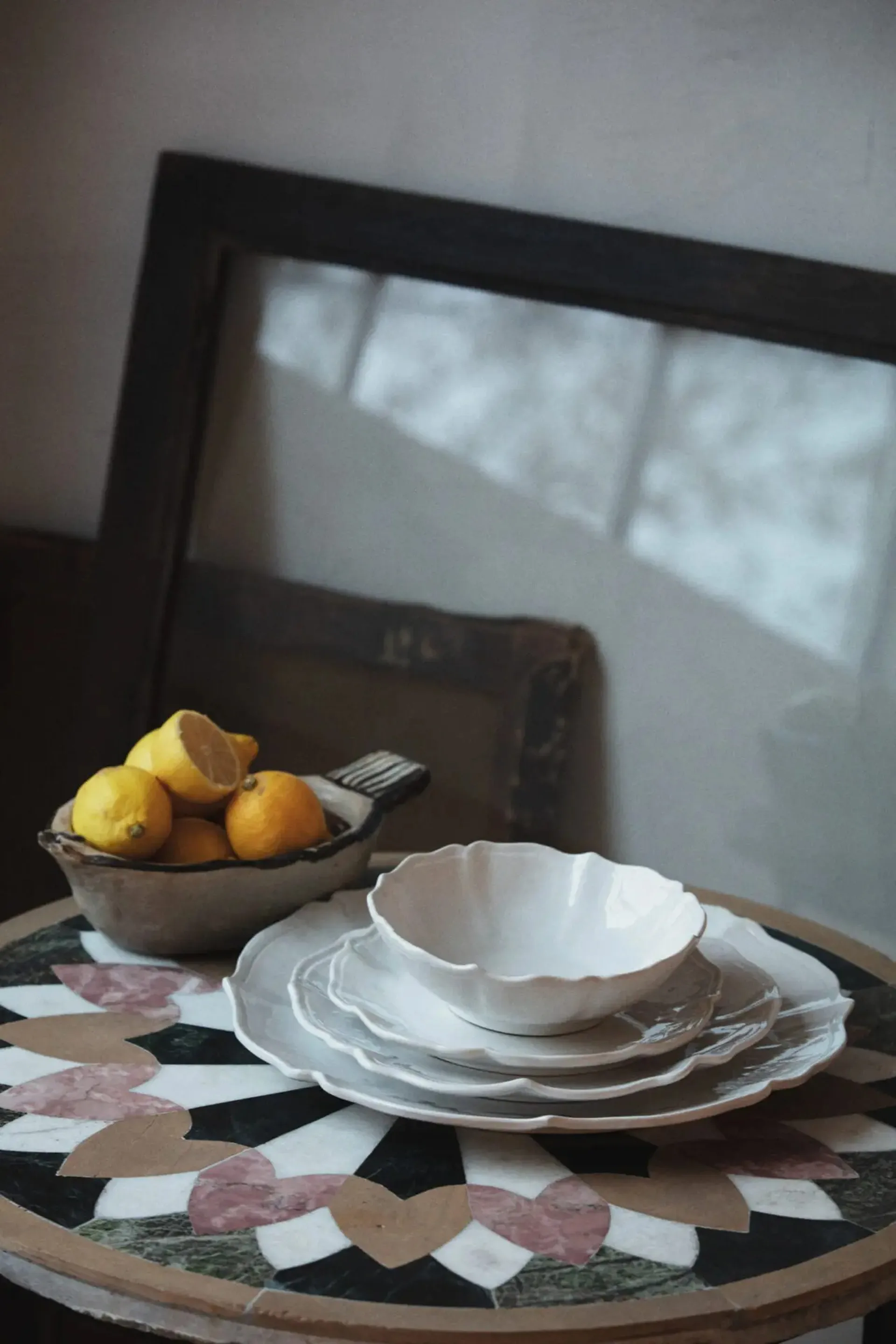 Judith dinner 盘子 Ø27 cm, White Olsson & Jensen