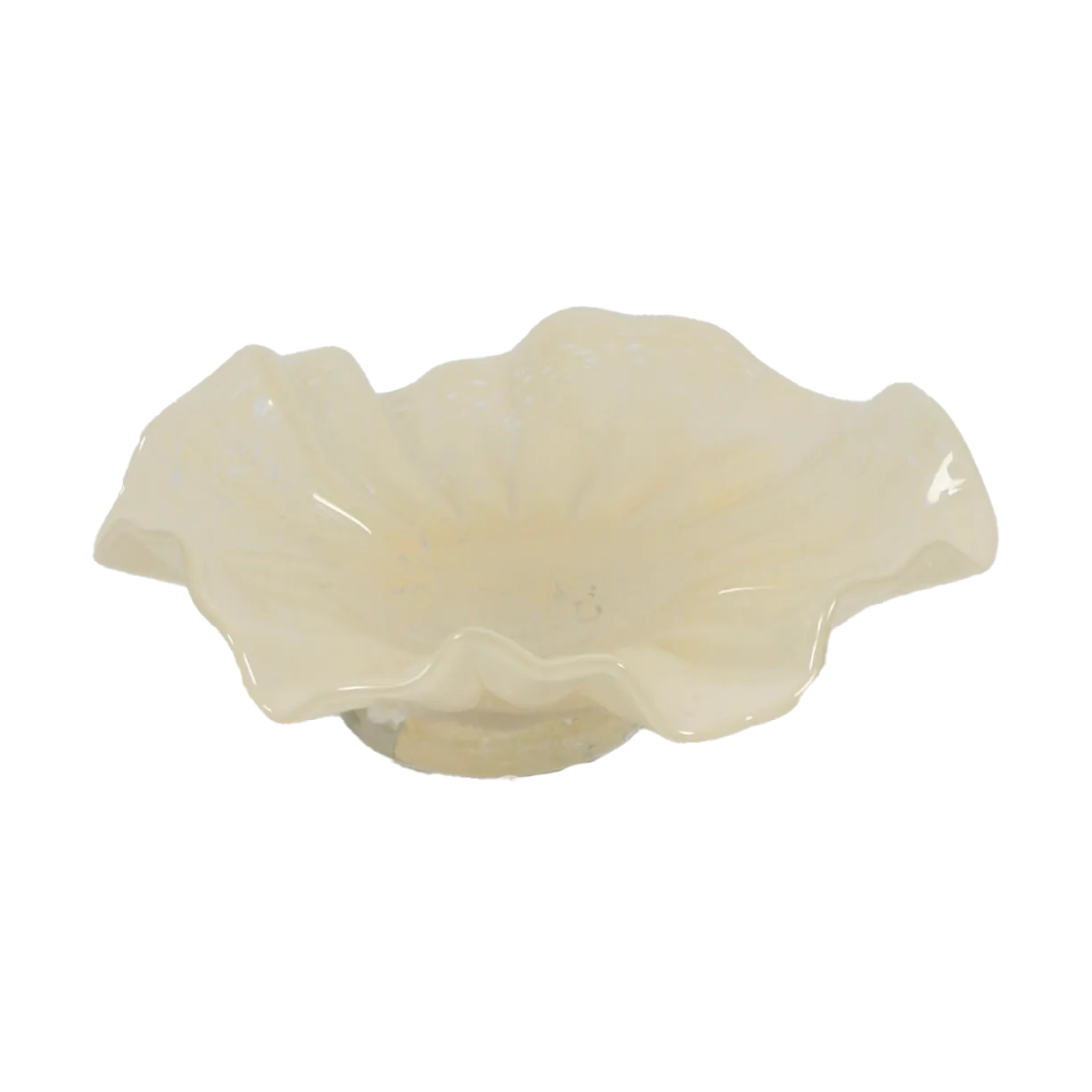 Loa 碗 on foot 22 cm, 香草色/淡奶油色 Olsson & Jensen