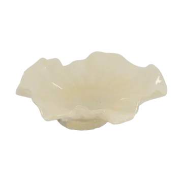 Loa 碗 on foot 22 cm - 香草色/淡奶油色 - Olsson & Jensen