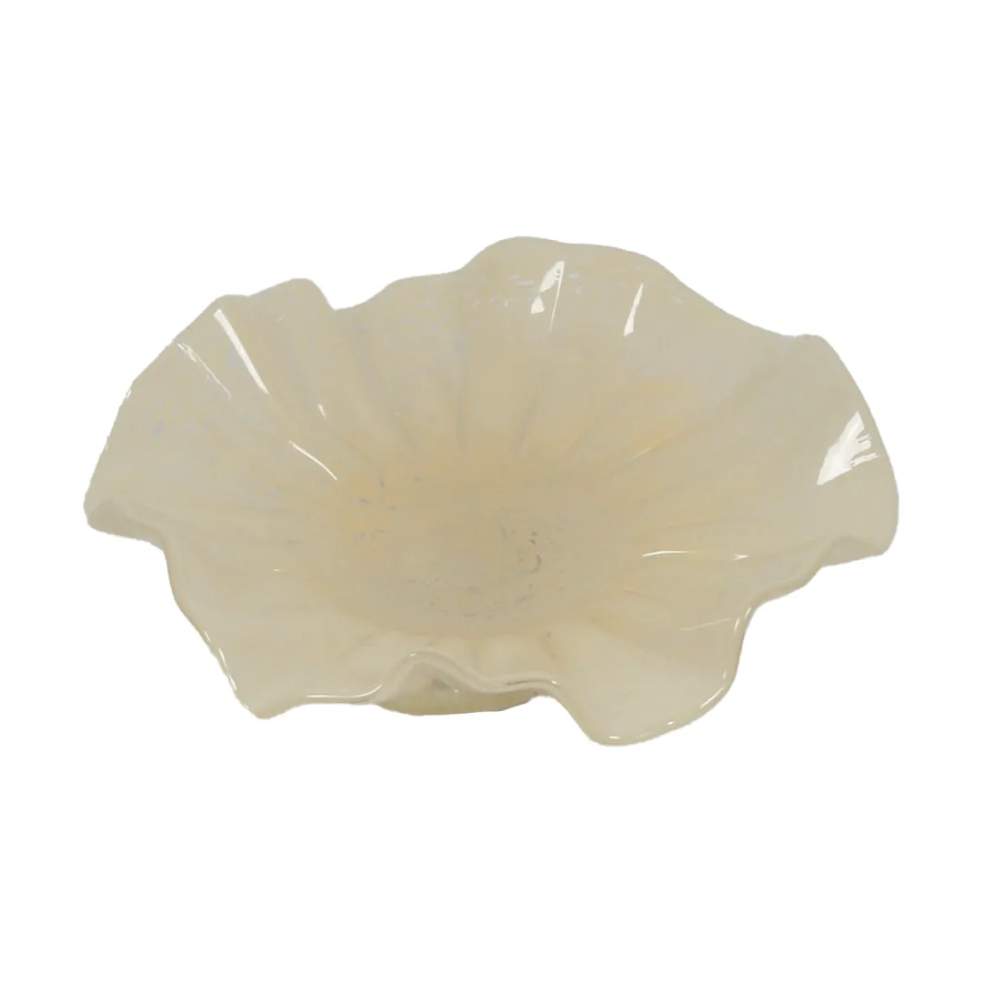 Loa 碗 on foot 22 cm, 香草色/淡奶油色 Olsson & Jensen