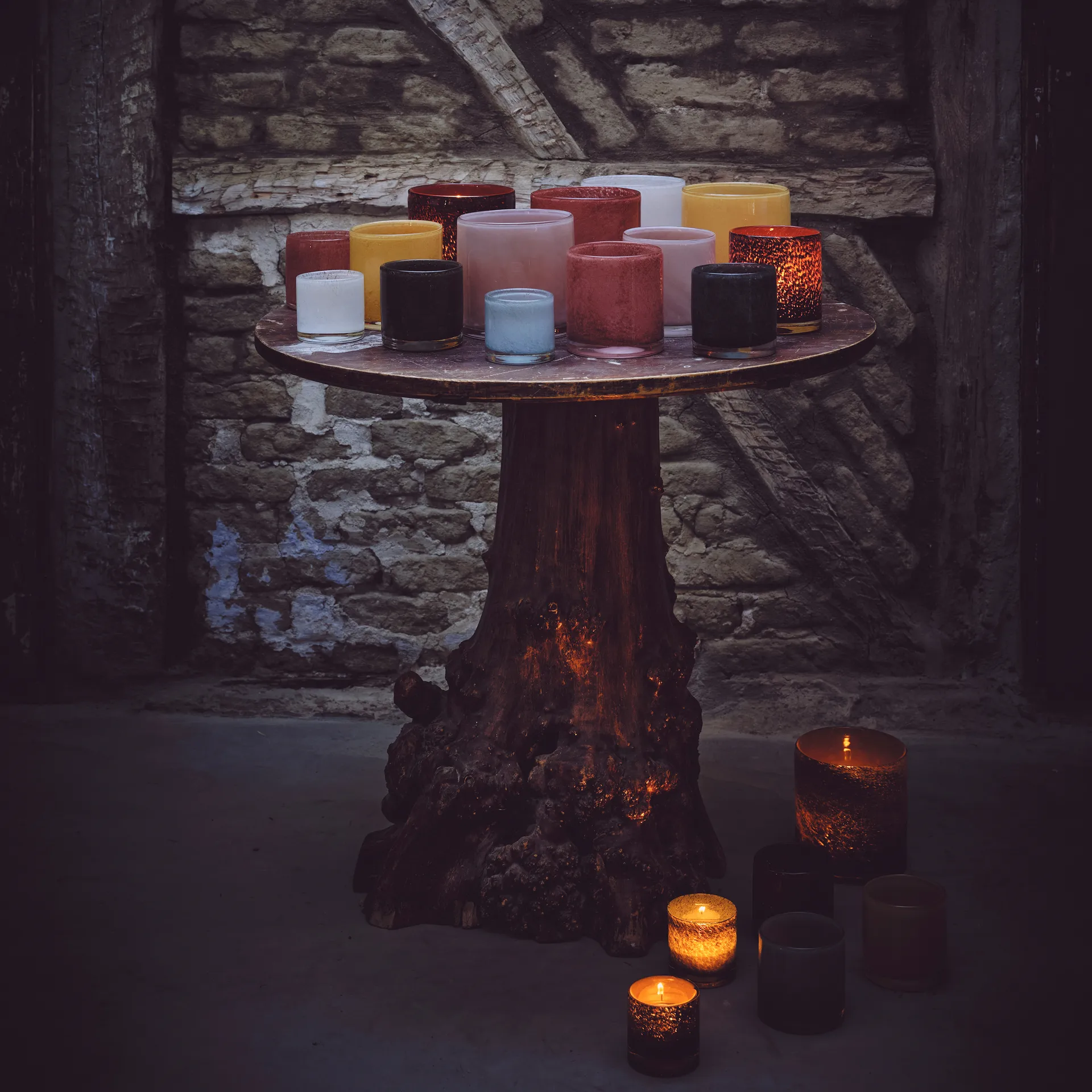 Nilla 烛台 12 cm, light 粉色 Olsson & Jensen