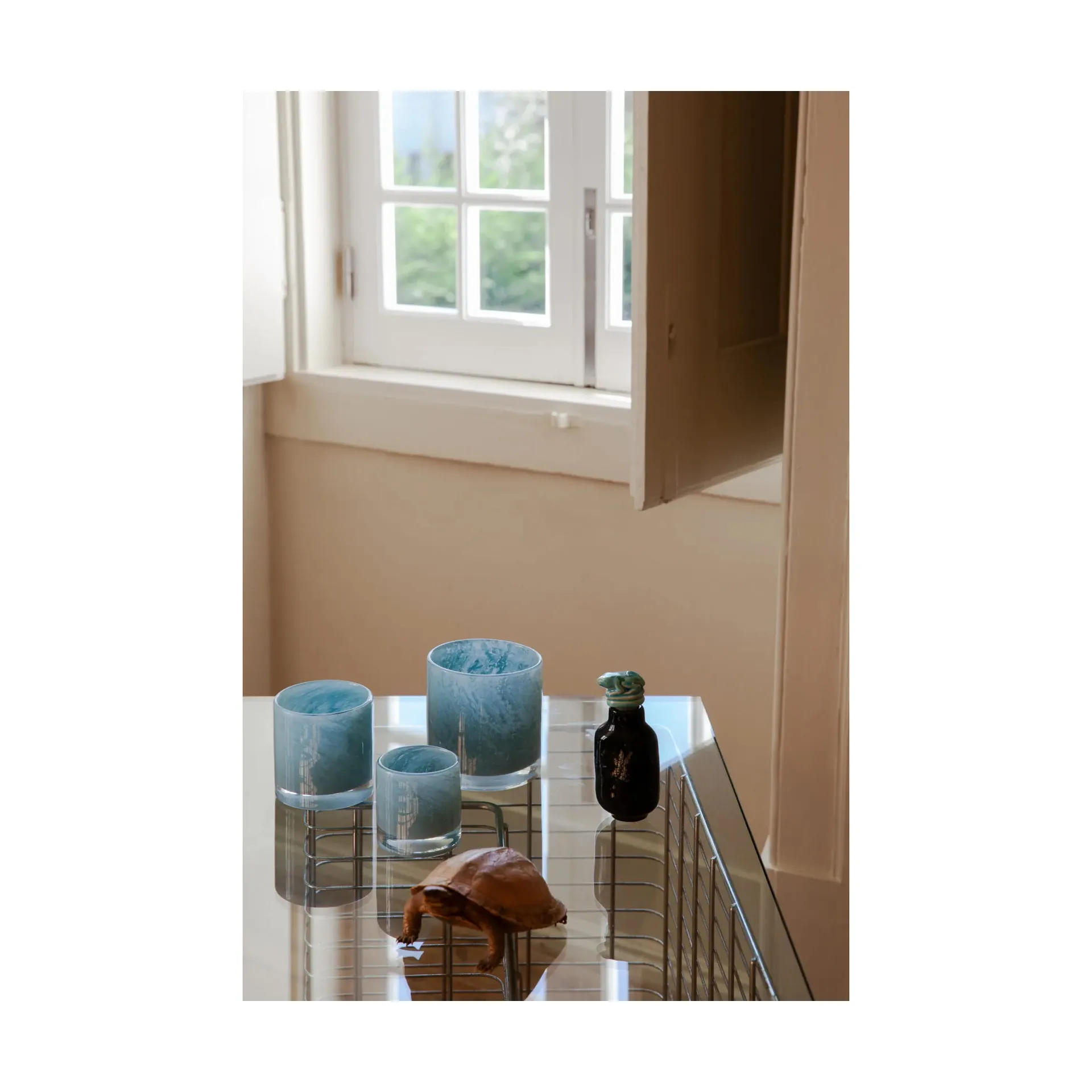 Nilla 烛台 12 cm, 浅蓝 Olsson & Jensen