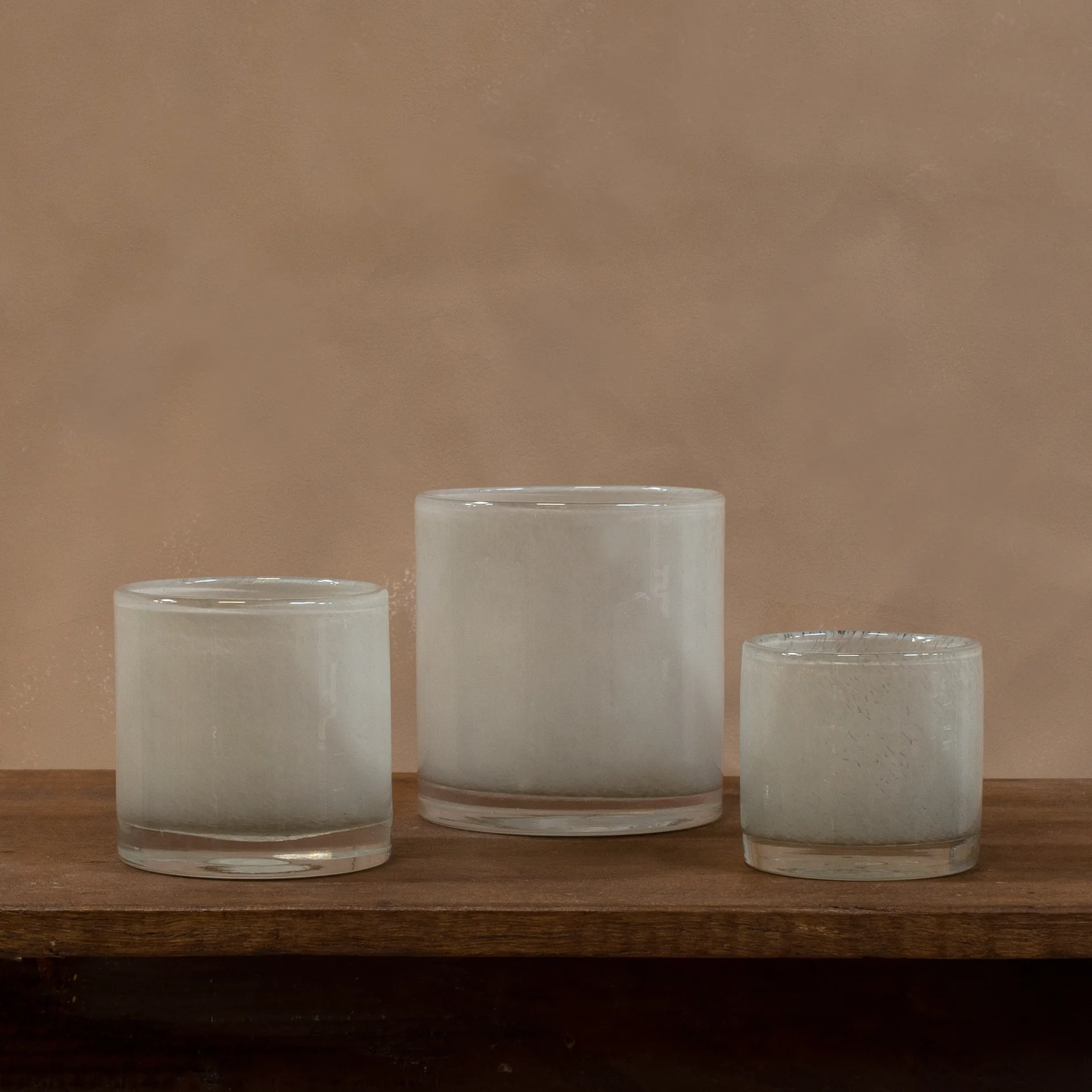 Nilla 烛台 8 cm, 灰色 米色 Olsson & Jensen