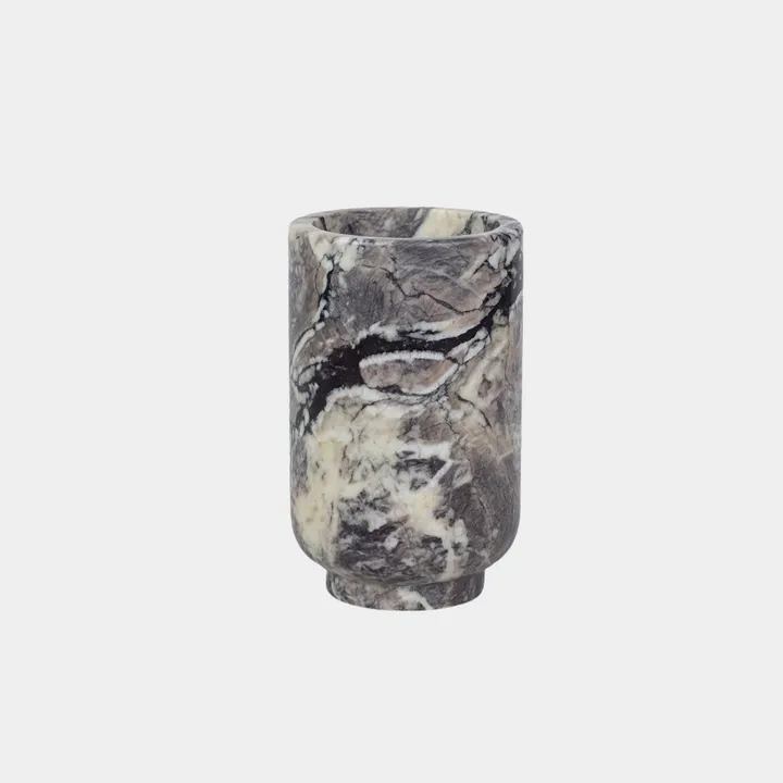 Stevie花瓶直径12.5x20.5cm - 灰色大理石纹 - Olsson & Jensen
