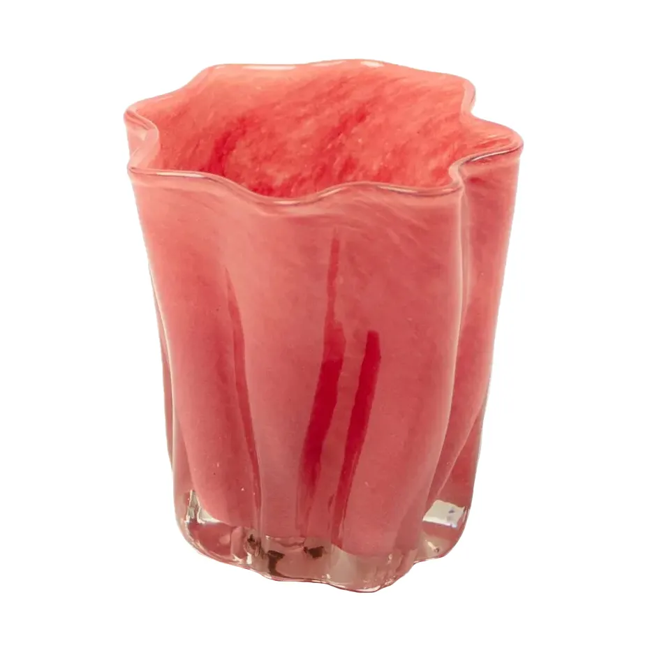 Tess 烛台 Ø10 cm, Raspberry Olsson & Jensen