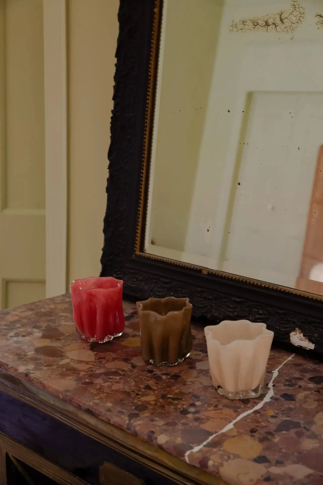 Tess 烛台 Ø10 cm, 褐色 Olsson & Jensen