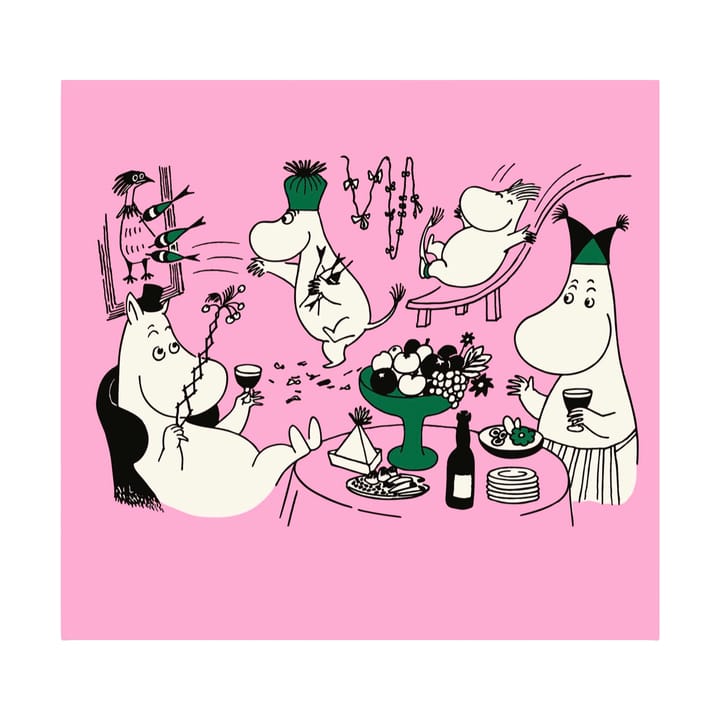 姆明 80 paper napkins 20件装 - 粉色 - Opto Design