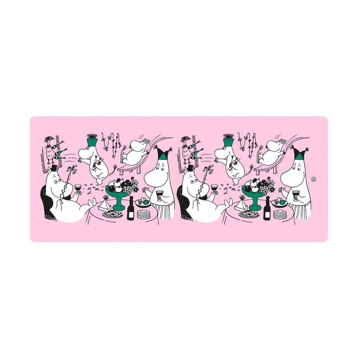 姆明 80 serving 托盘 17x40 cm - 粉色 - Opto Design