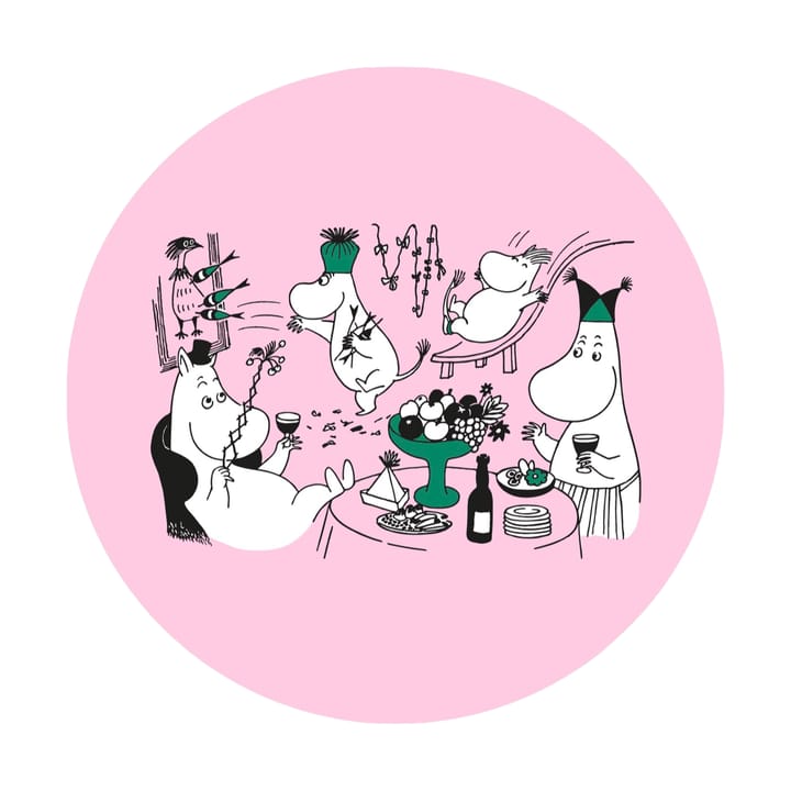 姆明 80 trivet Ø21 cm - 粉色 - Opto Design