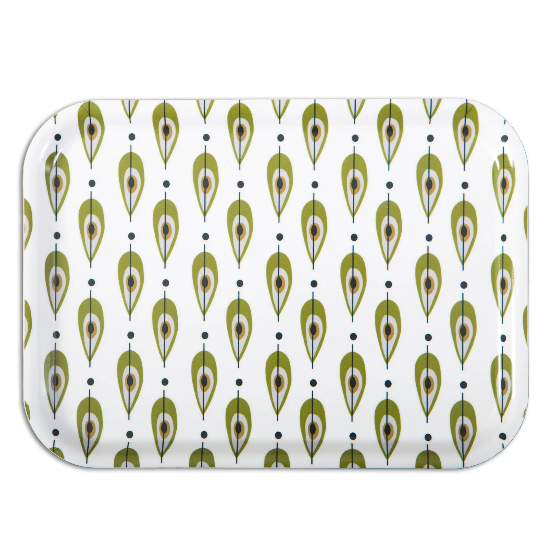High Pears 托盘 olive green, 36x28 cm Opto Design