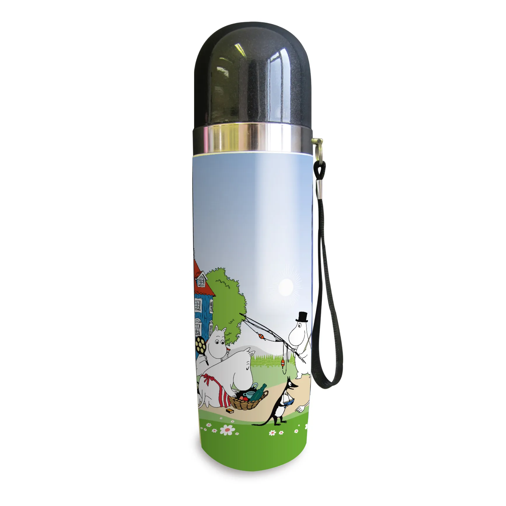 Moomin Holiday-Summer  thermal flask 0.5 l, 绿色 Opto Design