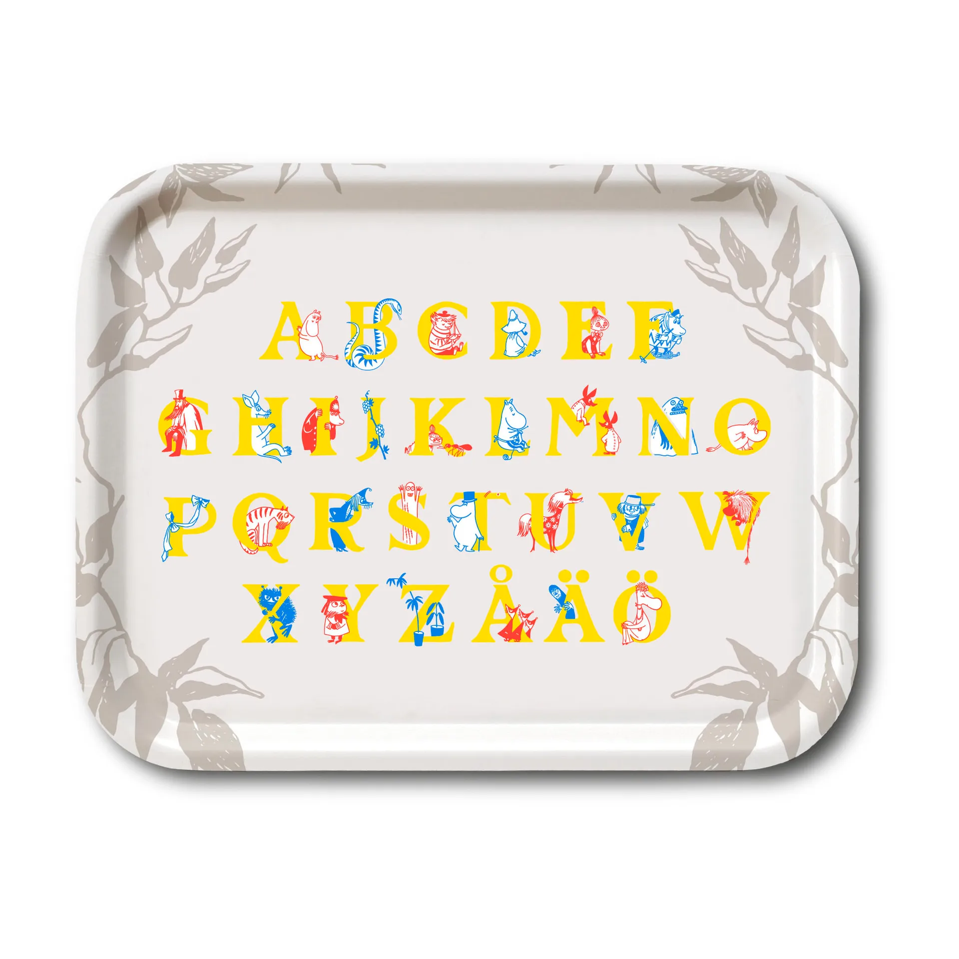 Mumin ABC tray, 20x27 cm Opto Design