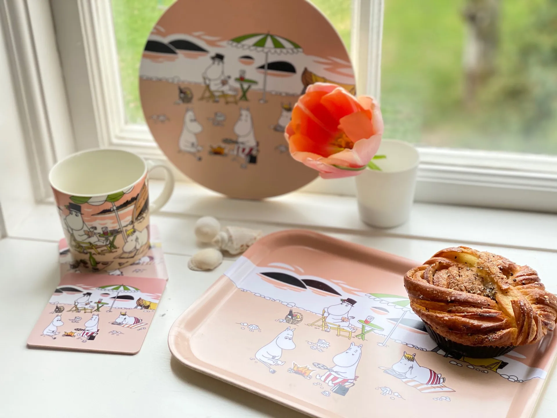 Mumin tray summer 2021, Apricot-沙色 Opto Design