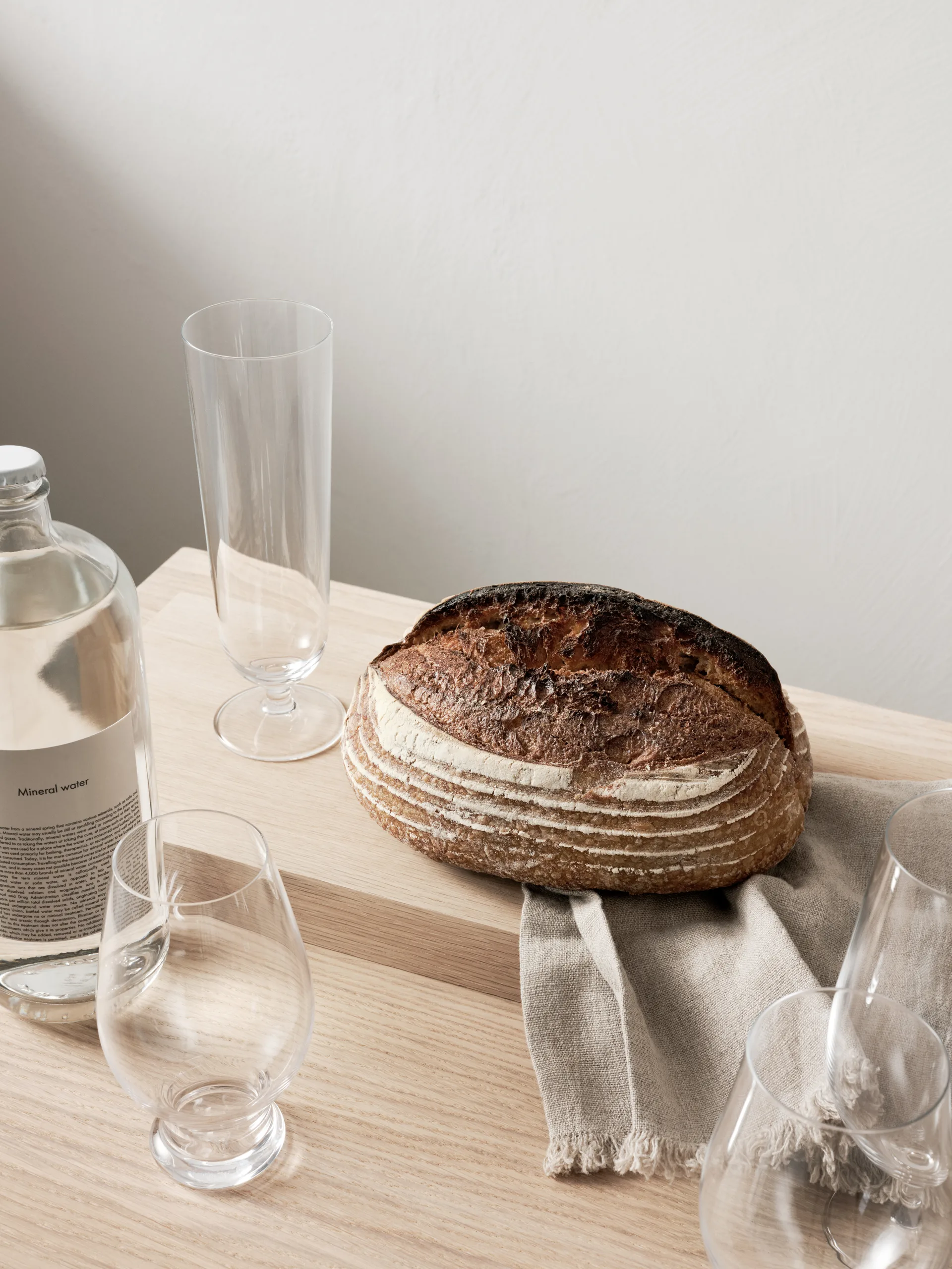 Beer tasting kit 啤酒玻璃杯 4 pieces, Clear Orrefors