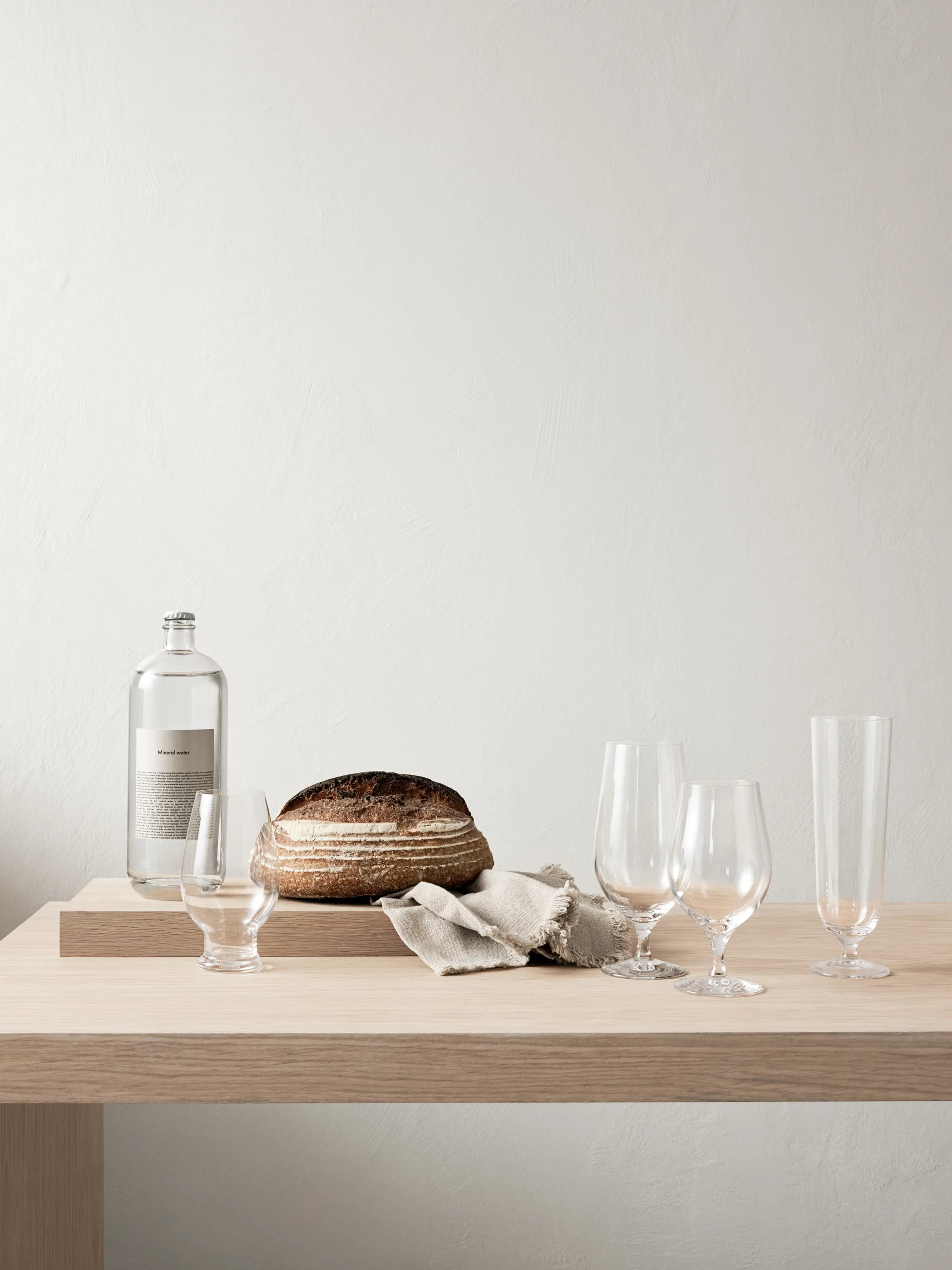 Beer tasting kit 啤酒玻璃杯 4 pieces, Clear Orrefors