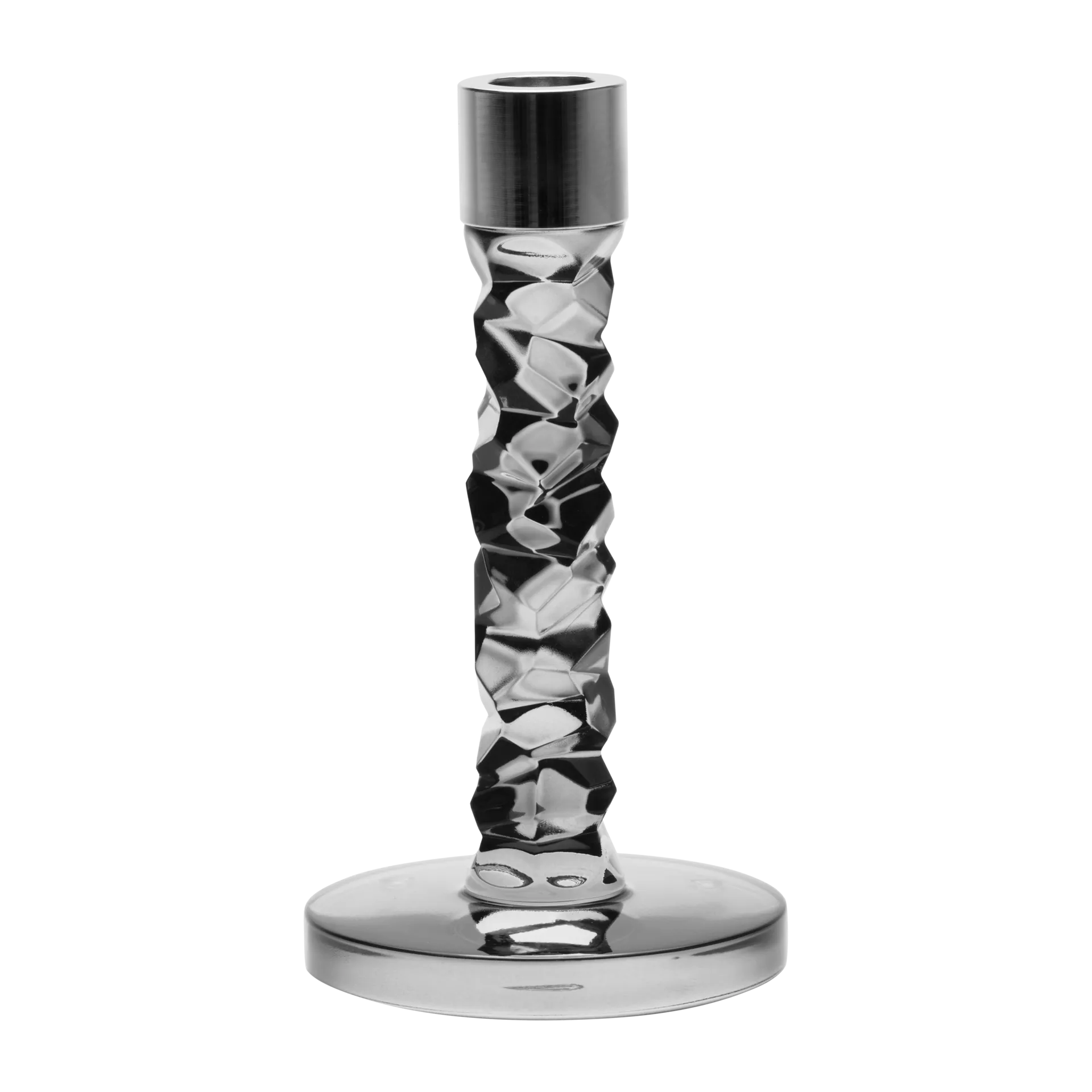 Carat 烛台 炭黑色, 183mm Orrefors