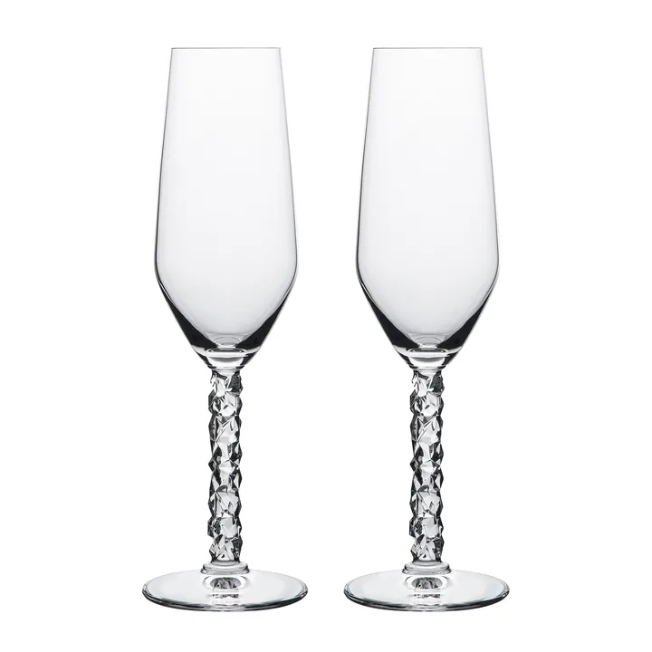Carat 香槟杯 240ml 2个装 - 透明 - Orrefors