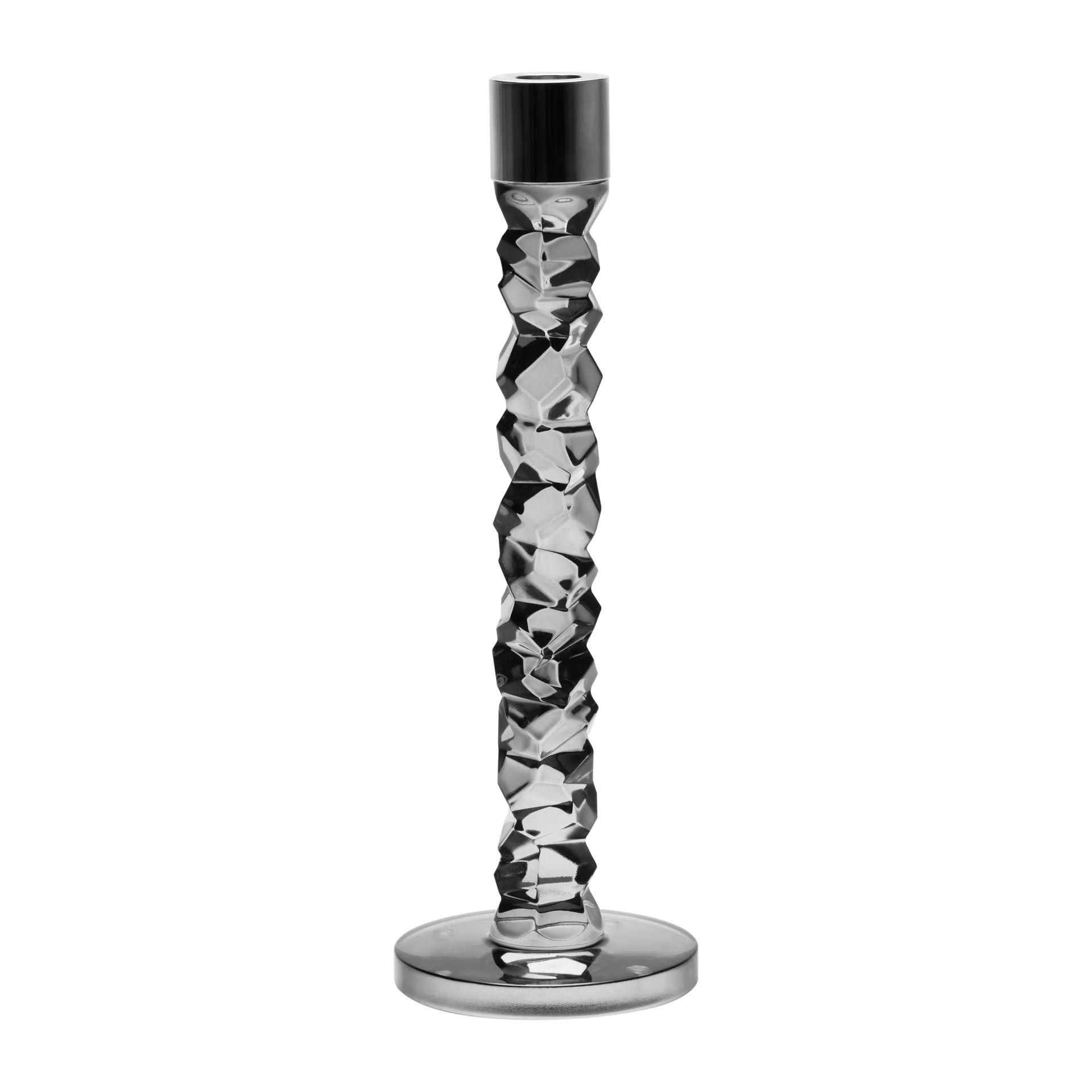Carat 烛台 炭黑色, 297mm Orrefors