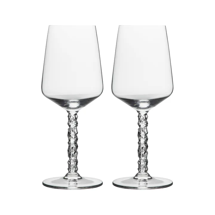 Carat 葡萄酒杯 440ml 两件装 - 透明 - Orrefors