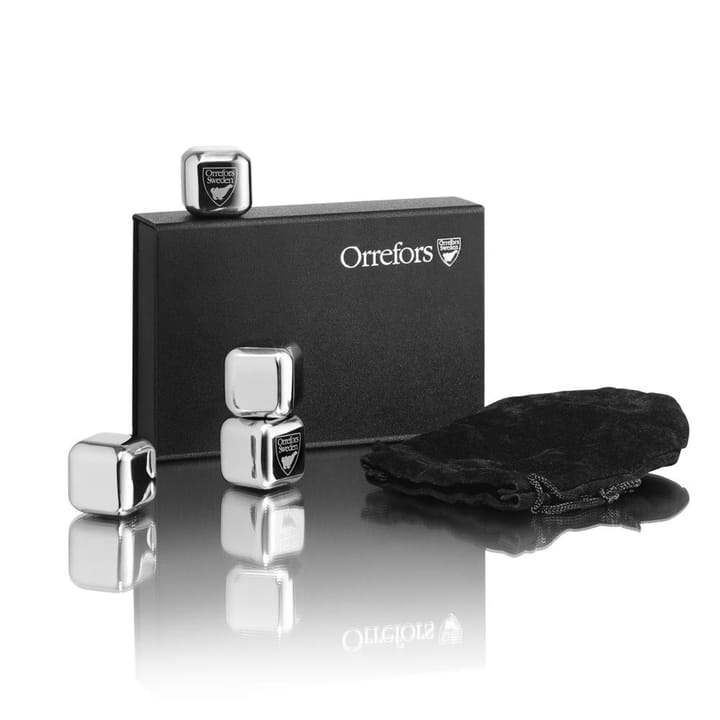 City whiskey stones 四件套装, 不锈钢 Orrefors