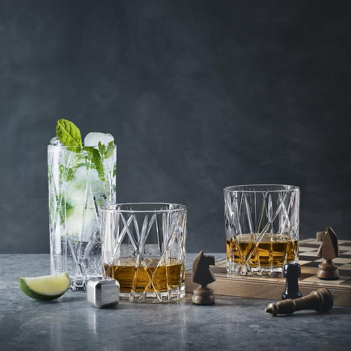 City whiskey stones 四件套装, 不锈钢 Orrefors