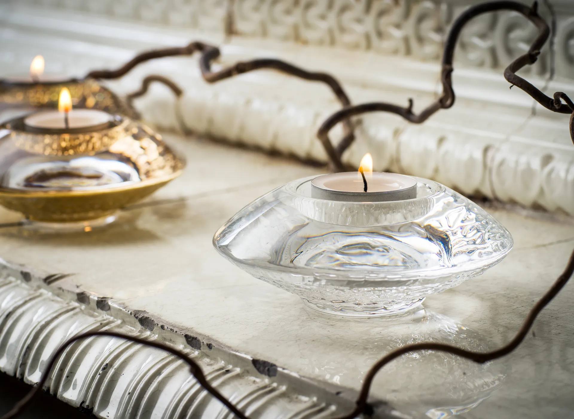 Discus 烛台 43 mm, Clear Orrefors