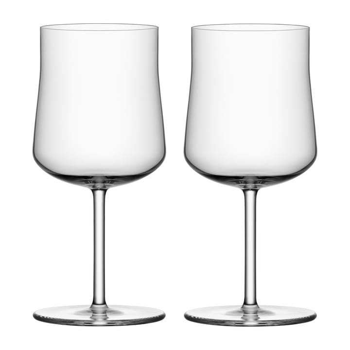 Informal glass on foot 28 cl 两件套装 - Clear - Orrefors