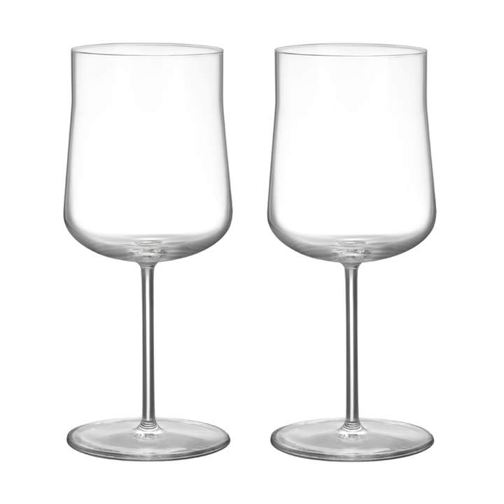 Informal glass on foot 43 cl 两件套装 - Clear - Orrefors