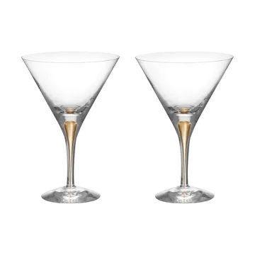 Intermezzo 马提尼杯 250ml 2支装 - 金色 - Orrefors