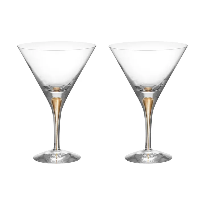 Intermezzo 马提尼杯 250ml 2支装 - 金色 - Orrefors