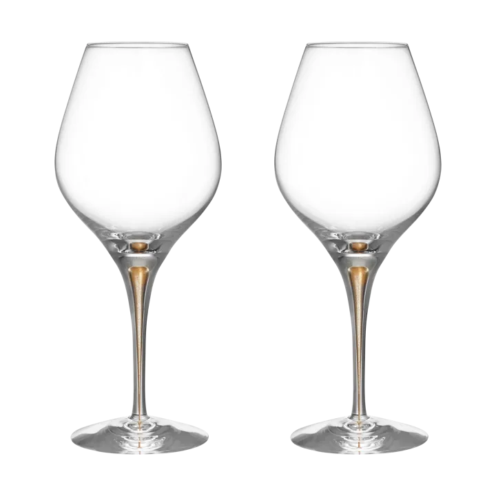 Intermezzo Aroma 酒杯 620ml 2支装 - 金色 - Orrefors