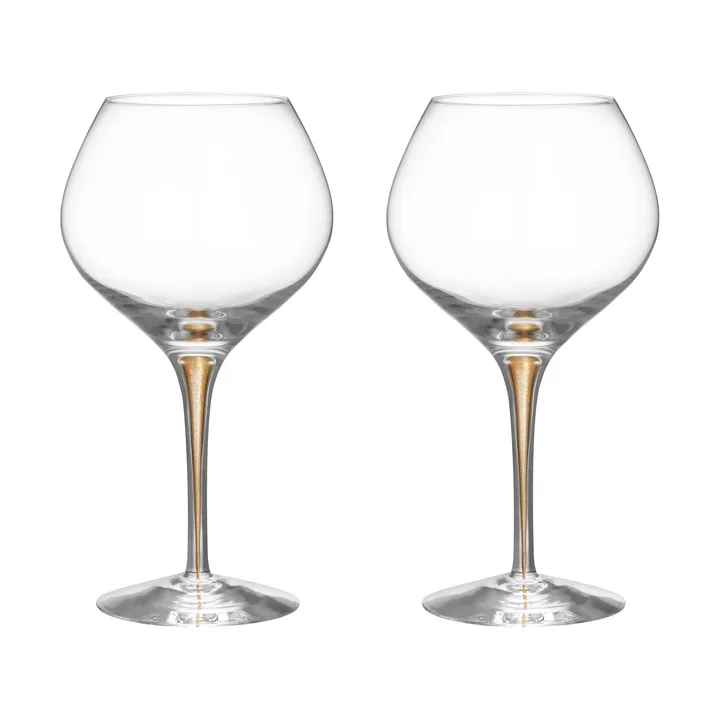 Intermezzo Bouquet 酒杯 700ml 2支装 - 金色 - Orrefors