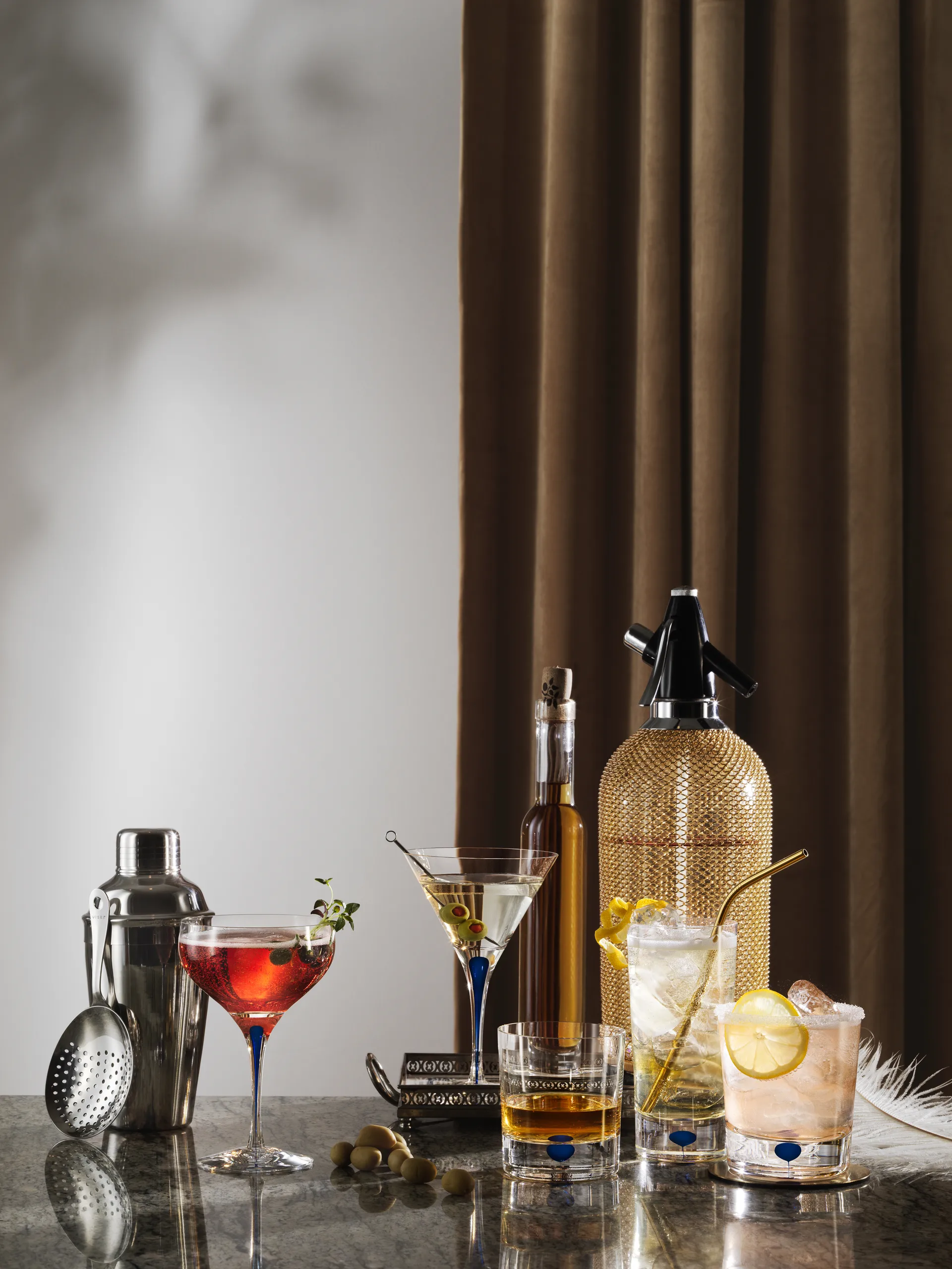 Intermezzo DOF 玻璃杯 400ml, 蓝色 Orrefors